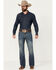 Image #1 - Cody James Men's Colton Wash Duke Relaxed Bootcut Stretch Denim Jeans, Medium Wash, hi-res