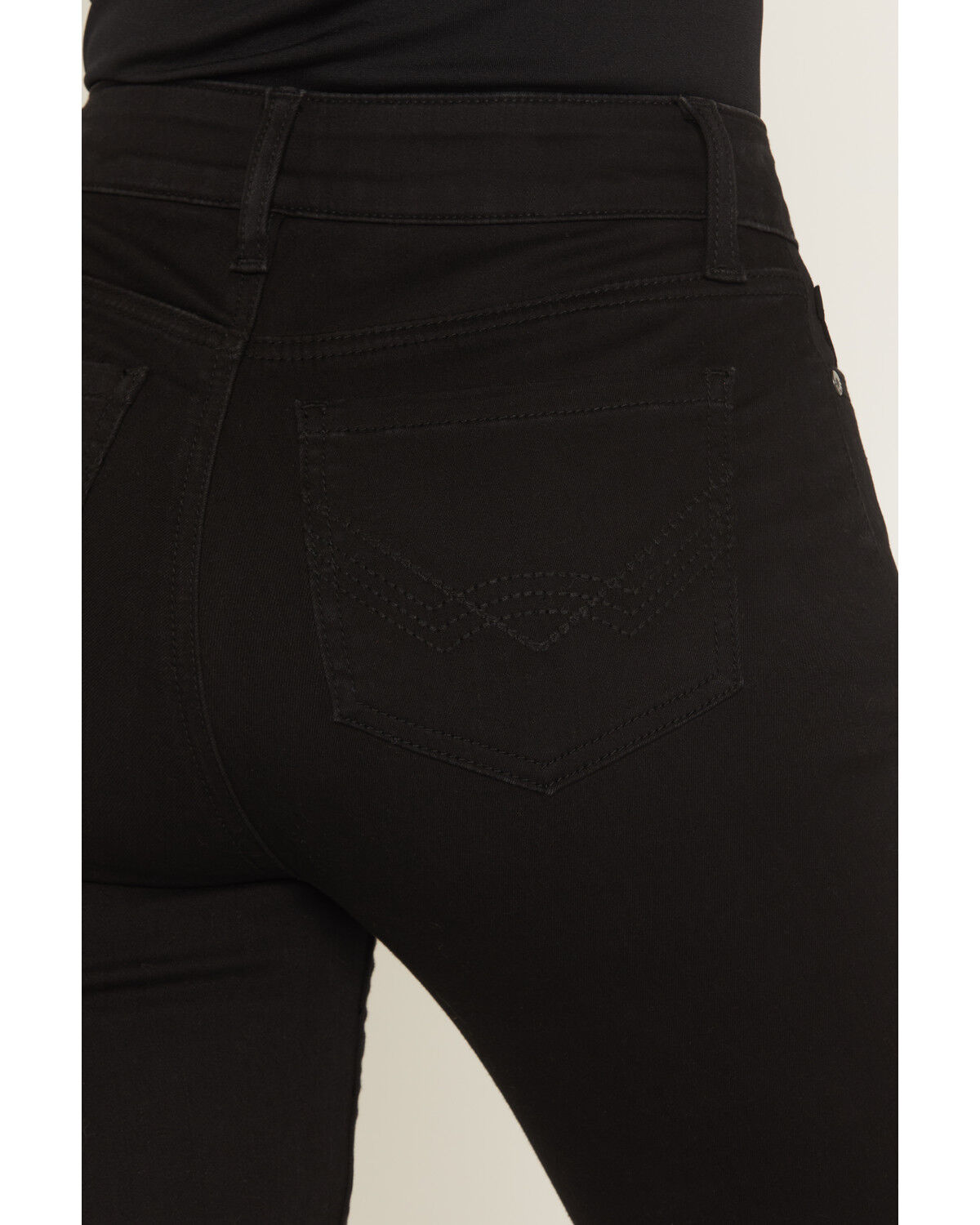 Image #4 - Idyllwind Women's Hemlock Legend High Rise Bootcut Stretch Denim Jeans, Black, hi-res