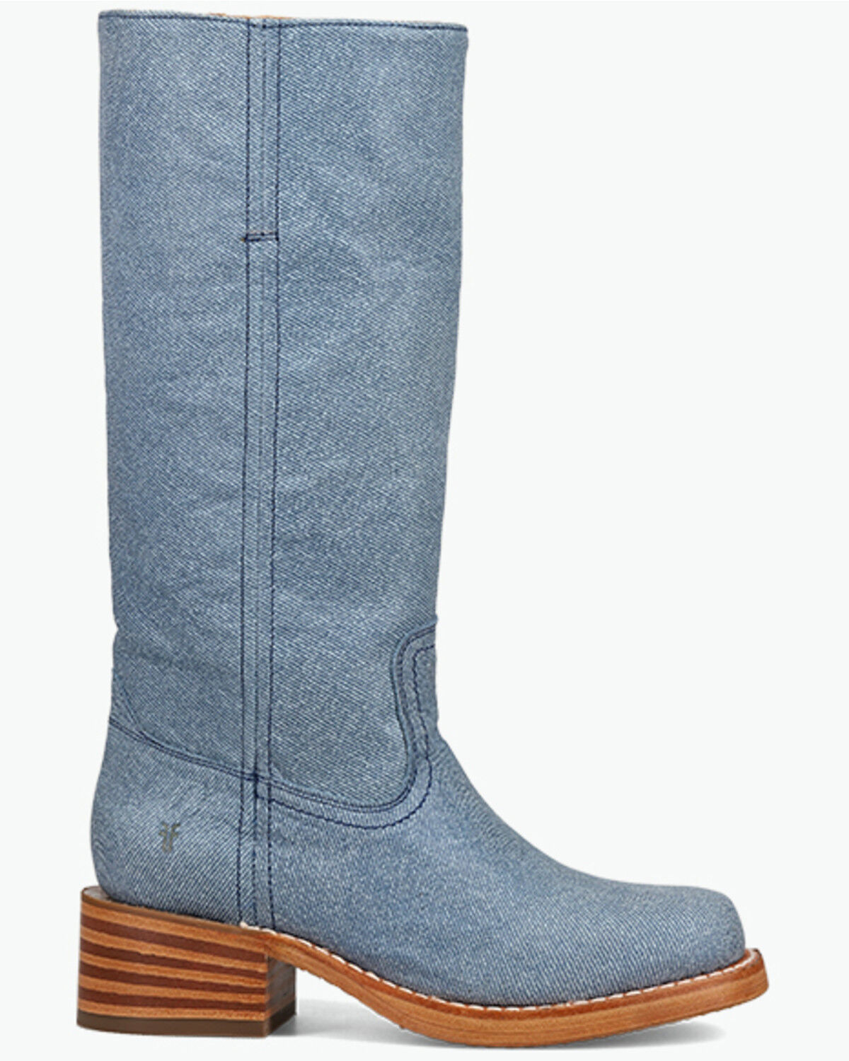 Image #2 - Frye Women's Campus 14L Fashion Boots - Round Toe, Light Blue, hi-res