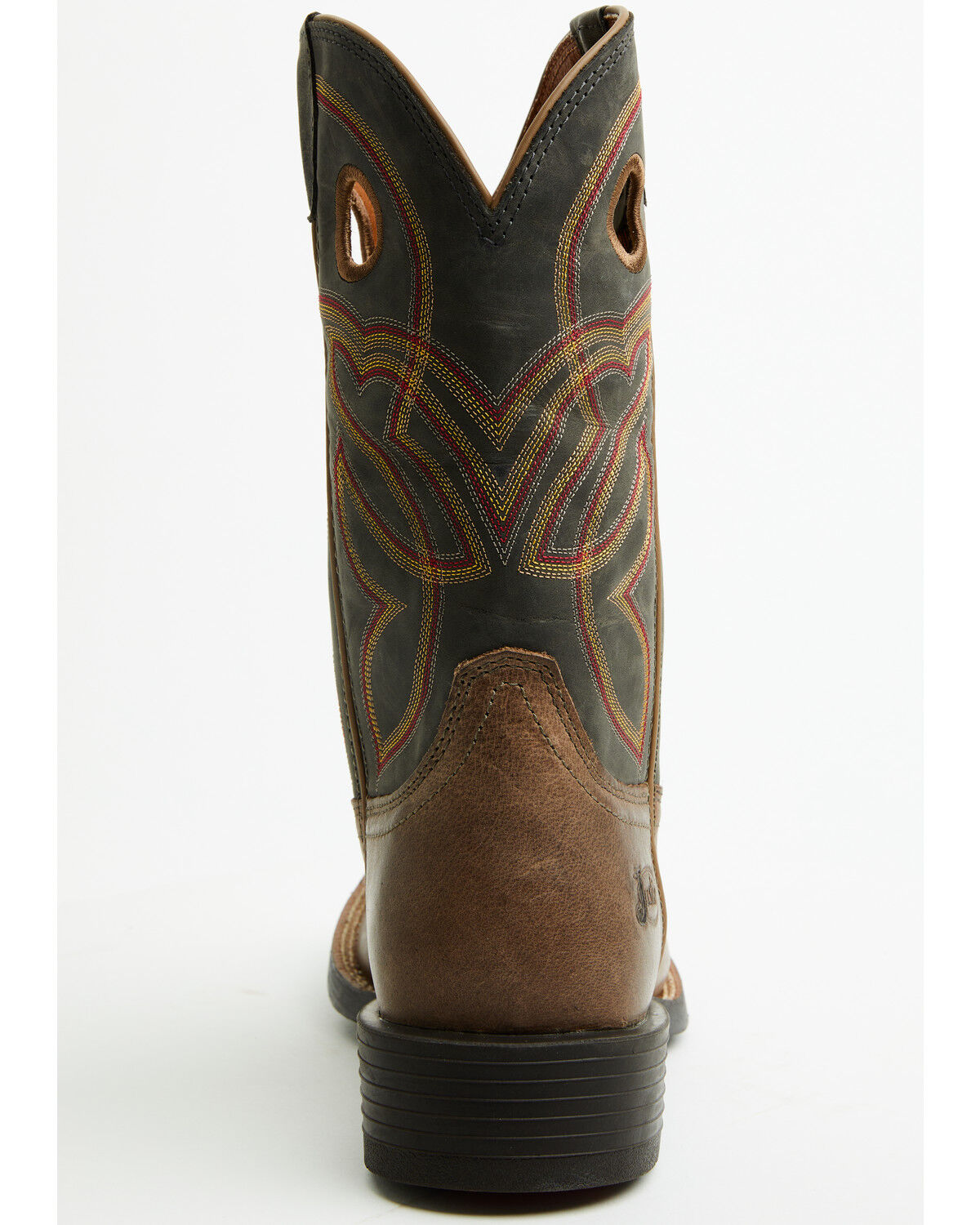 Image #5 - Justin Men's Stampede Lubbock Performance Western Boots - Broad Square Toe, Brown, hi-res