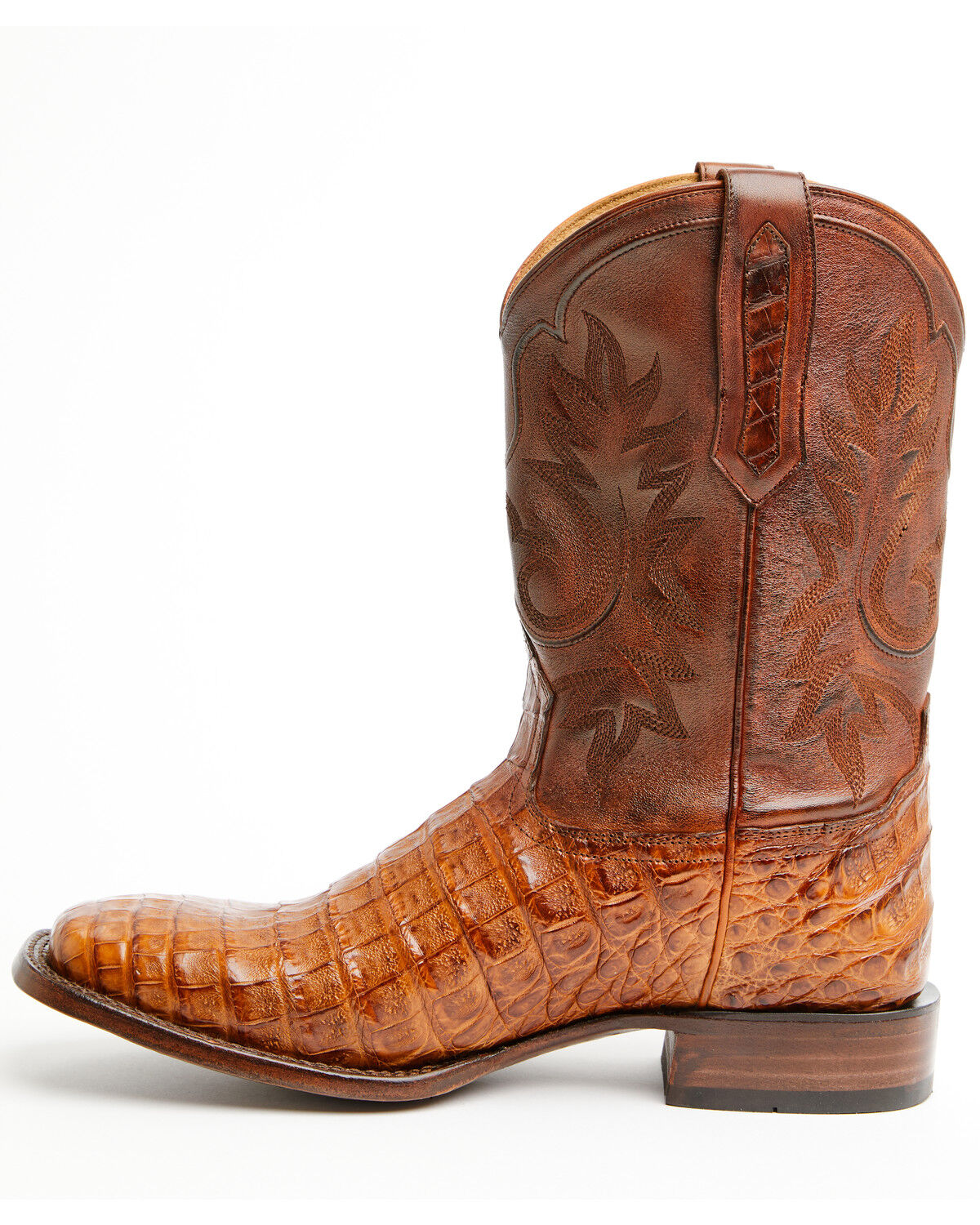 Image #3 - Cody James Black 1978&reg; Men's The Hayward Exotic Caiman Belly Western Boots - Broad Square Toe, Cognac, hi-res
