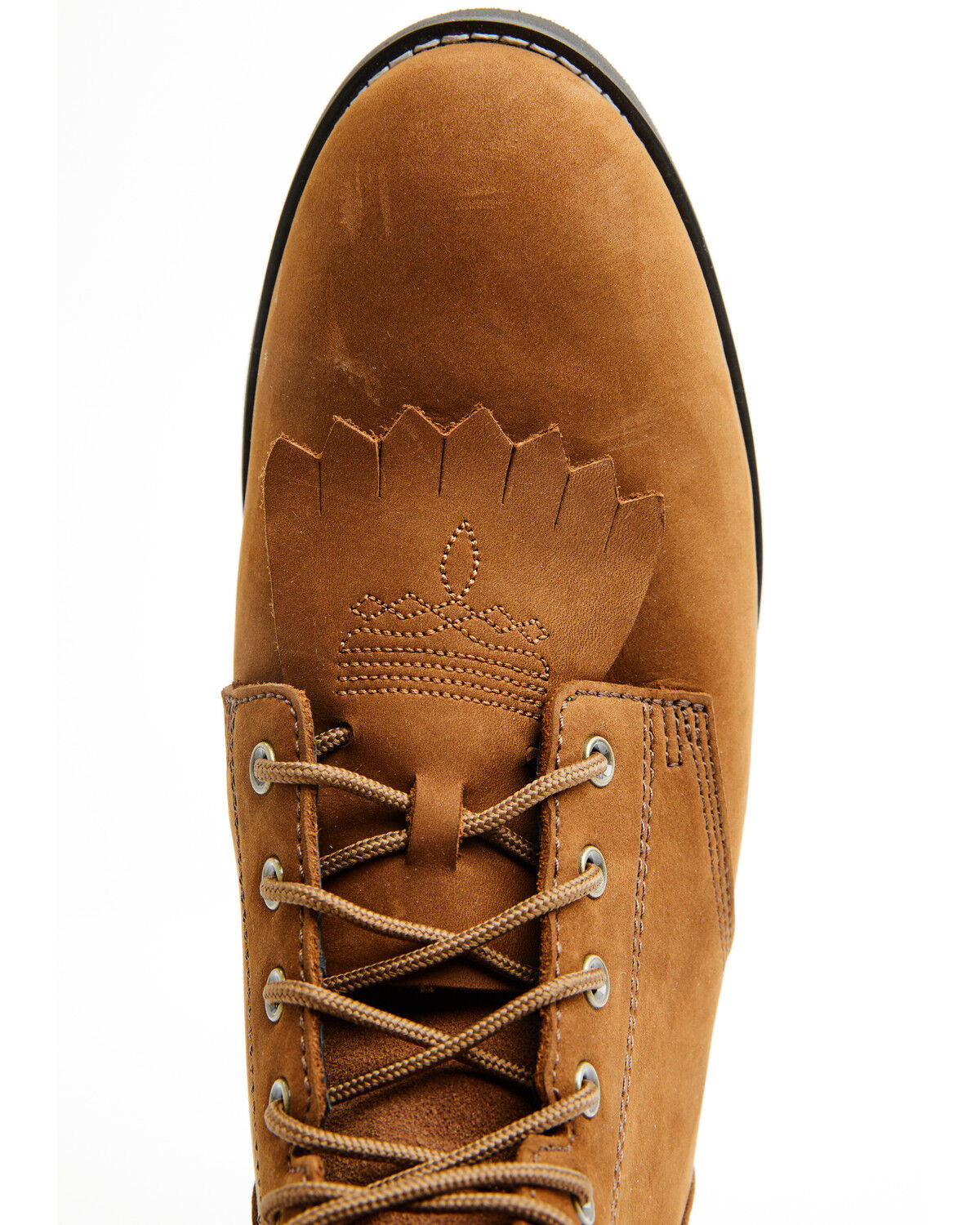 Image #6 - Cody James Men's 8" Highland Distressed Lace-Up Boots - Round Toe, Brown, hi-res