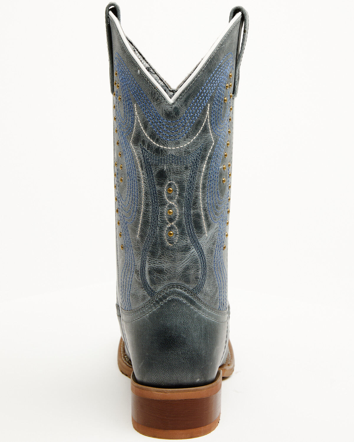 Image #5 - Laredo Women's Chic Performance Western Boots - Broad Square Toe, Blue, hi-res