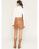 Image #4 - Idyllwind Women's Irene Fringe Faux Leather Skirt, Caramel, hi-res