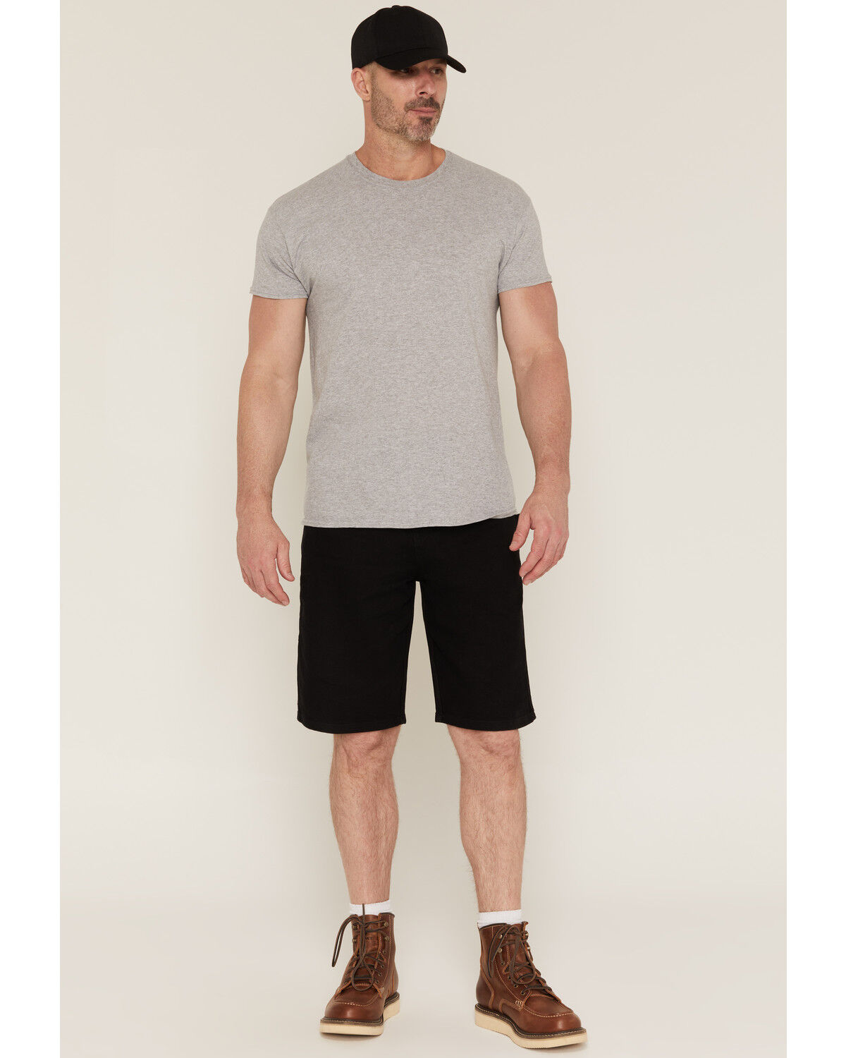 Dickies Men's 11" Utility Stretch Denim Shorts, Black, hi-res