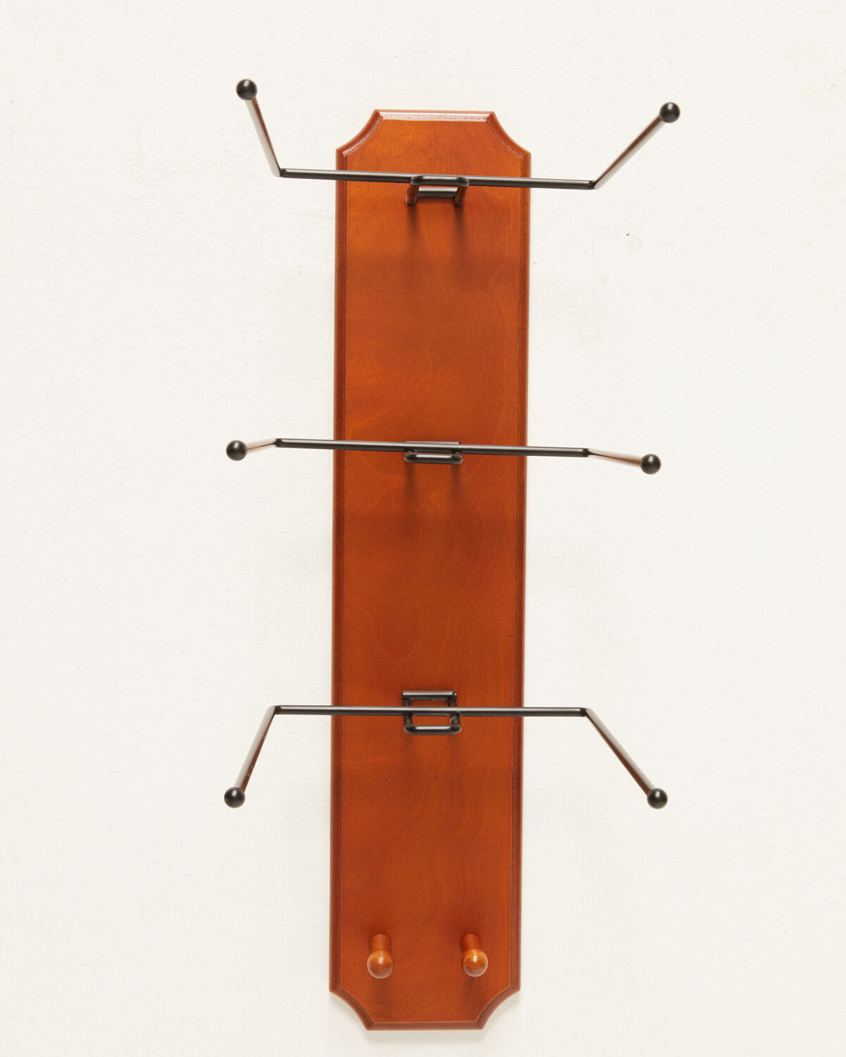 BB Ranch&reg; Rolled Oak 3 Tiered Cowboy Hat Rack, Light Brown, hi-res