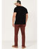 Image #3 - Brothers and Sons Men's Port Wash Tucker Slim Straight Stretch Denim Jeans, Wine, hi-res