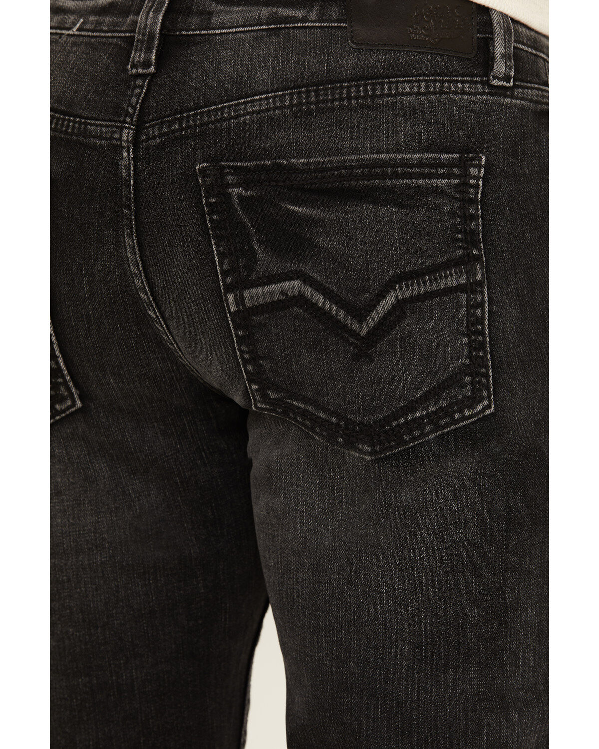 Image #4 - Moonshine Spirit&reg; Men's Rocky Mountain Wash Decker Slim Straight Stretch Denim Jeans, Black, hi-res