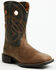 Image #1 - Justin Men's Stampede Lubbock Performance Western Boots - Broad Square Toe, Brown, hi-res