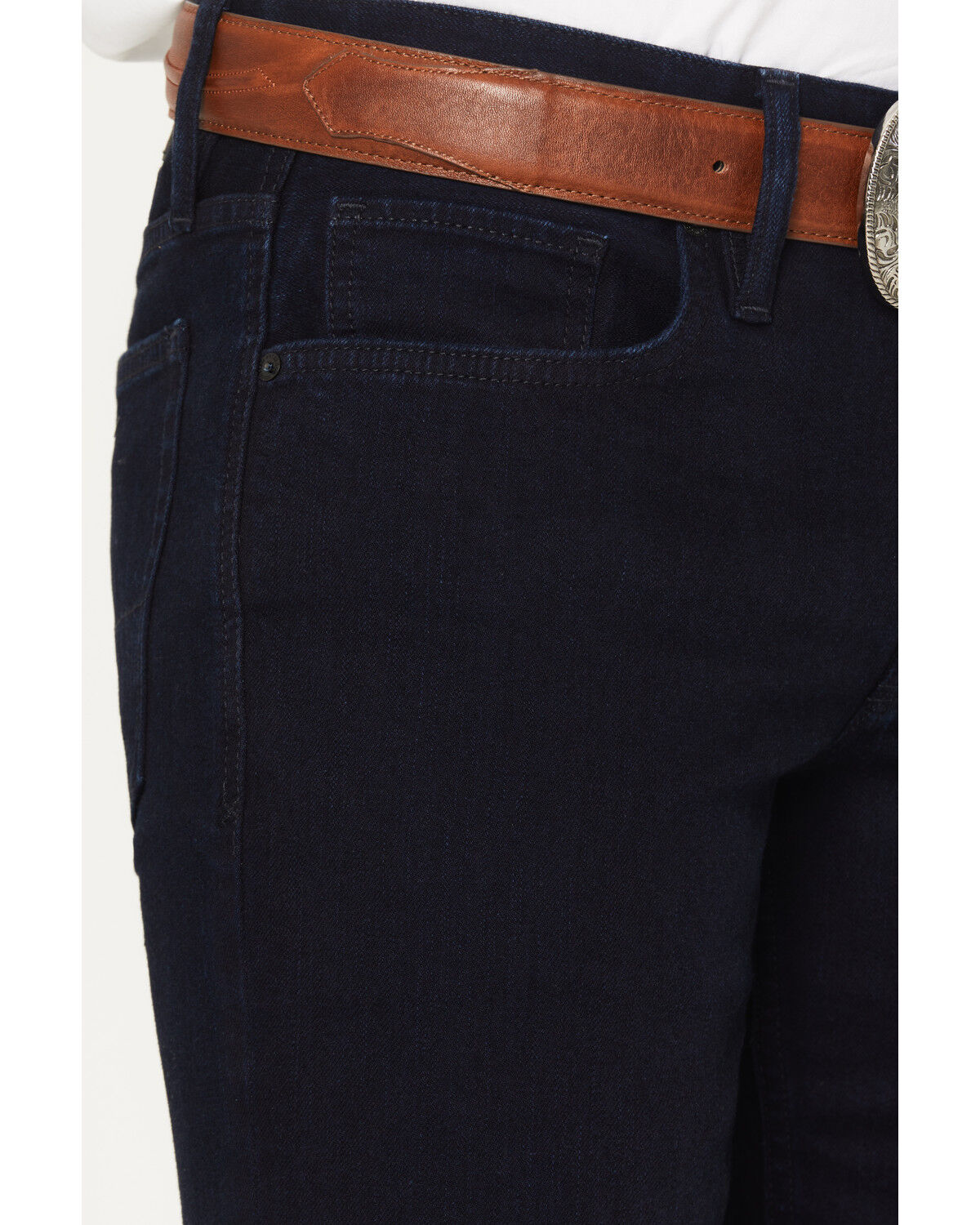 Image #2 - Cody James Black 1978&reg; Men's Mitchum Wash Dexter Slim Bootcut Stretch Denim Jeans, Dark Wash, hi-res