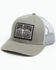 Image #1 - Cinch Men's FlexFit Logo Patch Ball Cap, Grey, hi-res