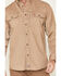 Image #3 - Ariat Men's FR Solid VentTEK Long Sleeve Work Shirt - Big, Beige, hi-res