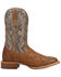 Image #2 - Dan Post Men's Drayden Exotic Full Quill Ostrich Western Boots - Broad Square Toe, Heather Brown, hi-res