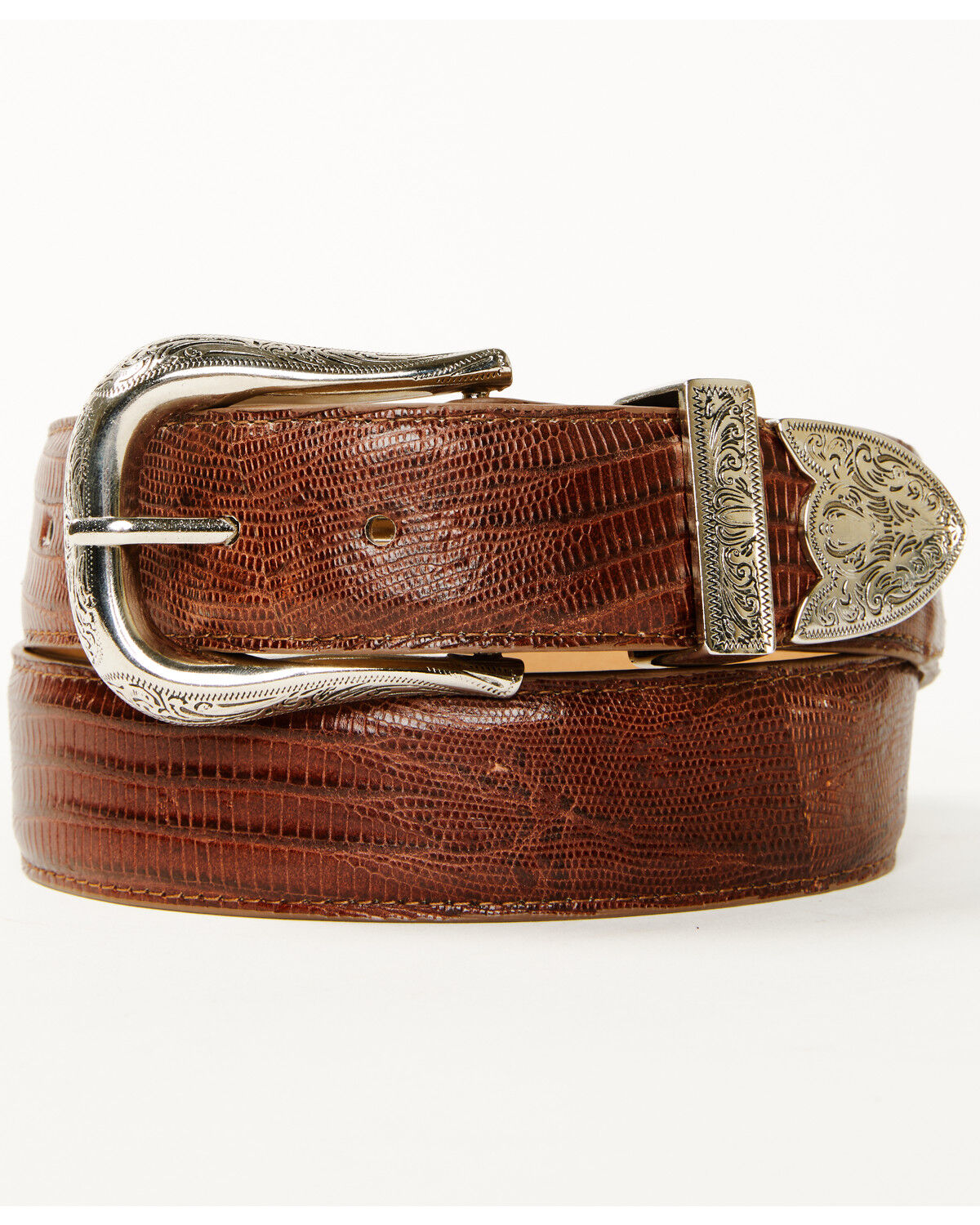 Image #1 - Cody James Black 1978&trade; Men's Exotic Lizard Belt, Cognac, hi-res