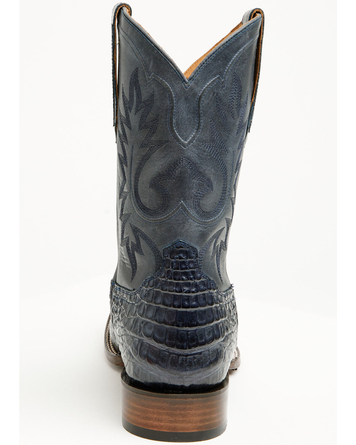 Image #5 - Cody James Black 1978&reg; Men's The Hayward Exotic Caiman Western Boots - Broad Square Toe, Navy, hi-res