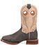 Image #3 - Dan Post Men's Elephant Print Performance Western Boots - Broad Square Toe, Black, hi-res