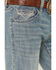 Image #2 - Rock & Roll Denim Men's Pistol Light Wash Bootcut Stretch Denim Jeans, Light Wash, hi-res