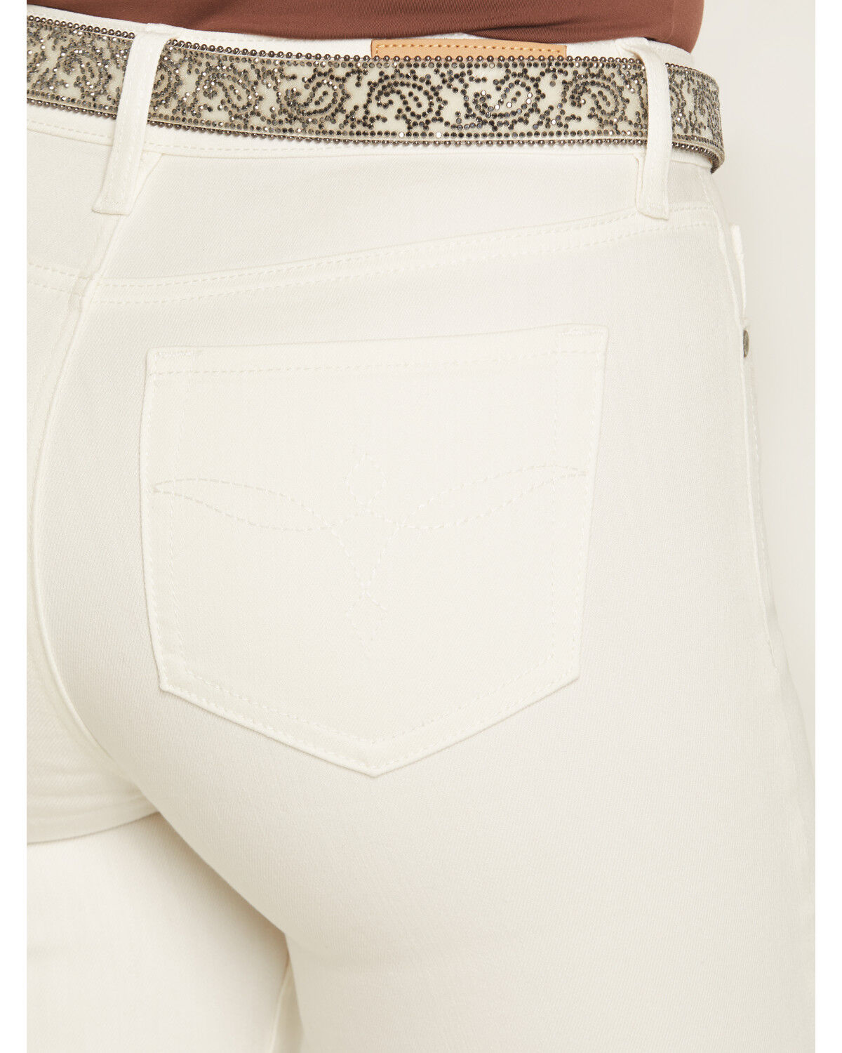 Image #5 - Shyanne Women's Westwood Celeste Sculpt High Rise Bootcut Comfort Stretch Denim Jeans, Natural, hi-res