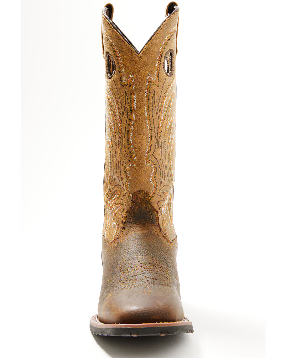 Image #4 - Laredo Men's Cullen Performance Western Boots - Broad Square Toe, Brown, hi-res