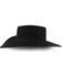 Image #5 - Rodeo King Men's Brick 5X Felt Cowboy Hat, Black, hi-res