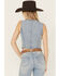 Image #4 - 26 International Women's Heart Pocket Denim Vest, Medium Wash, hi-res