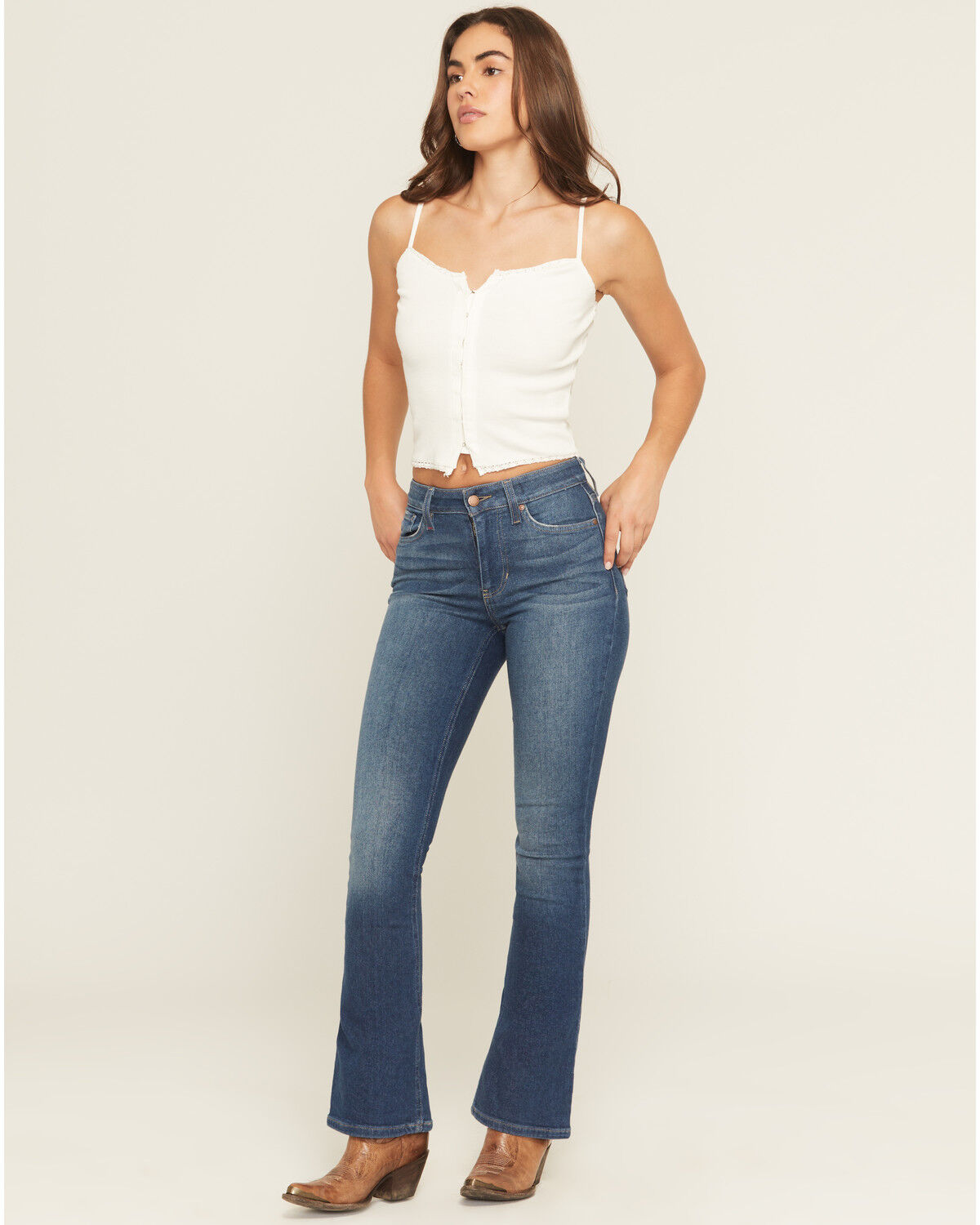 Idyllwind Women's Legend High Rise Bootcut Stretch Denim Jeans, Dark Wash, hi-res