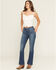 Image #1 - Idyllwind Women's Legend High Rise Bootcut Stretch Denim Jeans, Dark Wash, hi-res