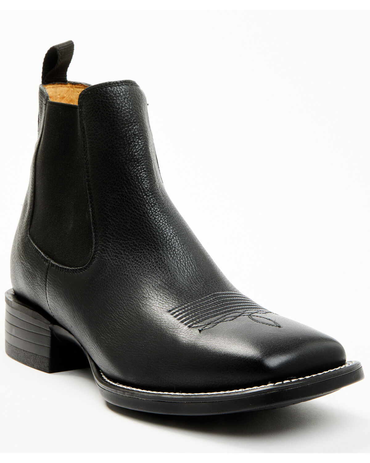 Cody James Men's Jones Chelsea Boots - Broad Square Toe, Black, hi-res
