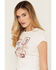 Image #4 - Cleo + Wolf Women's Horse Stamp Short Sleeve Graphic Tee, Ivory, hi-res
