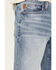 Image #2 - Moonshine Spirit&reg; Men's Fire Water Wash Decker Slim Straight Stretch Denim Jeans, Light Medium Wash, hi-res