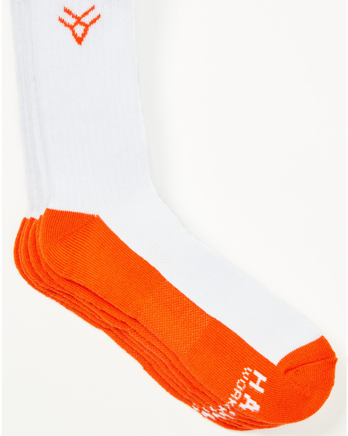 Hawx Men's Steel Toe Crew Socks - 3 Pack, White, hi-res