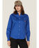 Image #1 - Forge Workwear Women's FR Solid Long Sleeve Snap Stretch Work Shirt, , hi-res