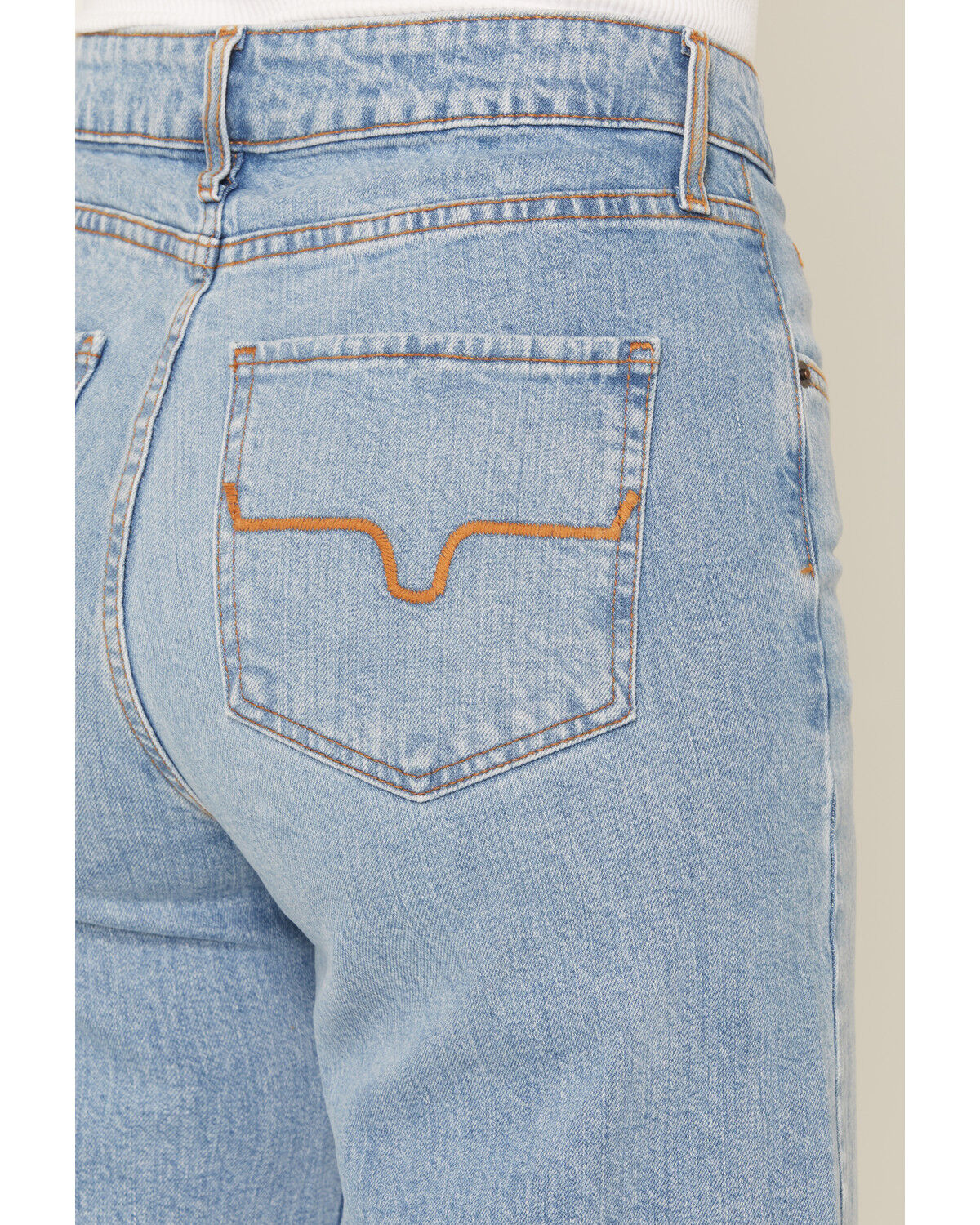 Image #4 - Kimes Ranch Women's Light Wash Zoey High Rise Wide Denim Jeans, Light Wash, hi-res