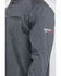Image #4 - Ariat Men's FR Air Henley Long Sleeve Work Shirt - Tall, Charcoal, hi-res