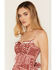 Image #4 - Cleo + Wolf Women's Bandana Print Sleeveless Tie Back Mini Dress, Brick Red, hi-res