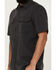 Image #3 - Hawx Men's Solid Short Sleeve Button-Down Work Shirt, Charcoal, hi-res