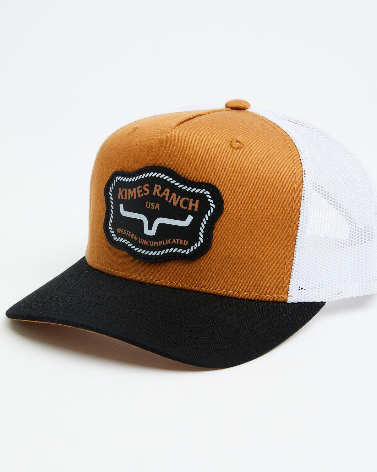 Kimes Ranch Men's Hawkins Logo Patch Ball Cap, Brown, hi-res
