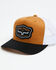 Image #1 - Kimes Ranch Men's Hawkins Logo Patch Ball Cap, Brown, hi-res