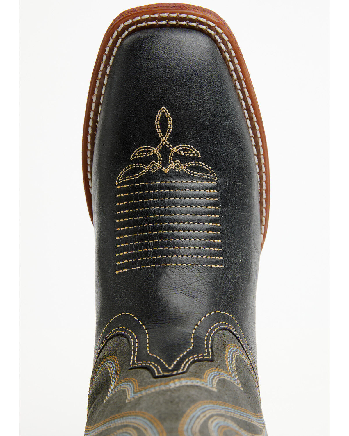 Image #6 - Laredo Women's Irone Belle Performance Western Boots - Square Toe, Navy, hi-res