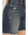 Image #2 - Levi's Women's 501&reg; Trailing Leaves Dark Wash High Rise Mid Thigh Denim Shorts, Dark Wash, hi-res