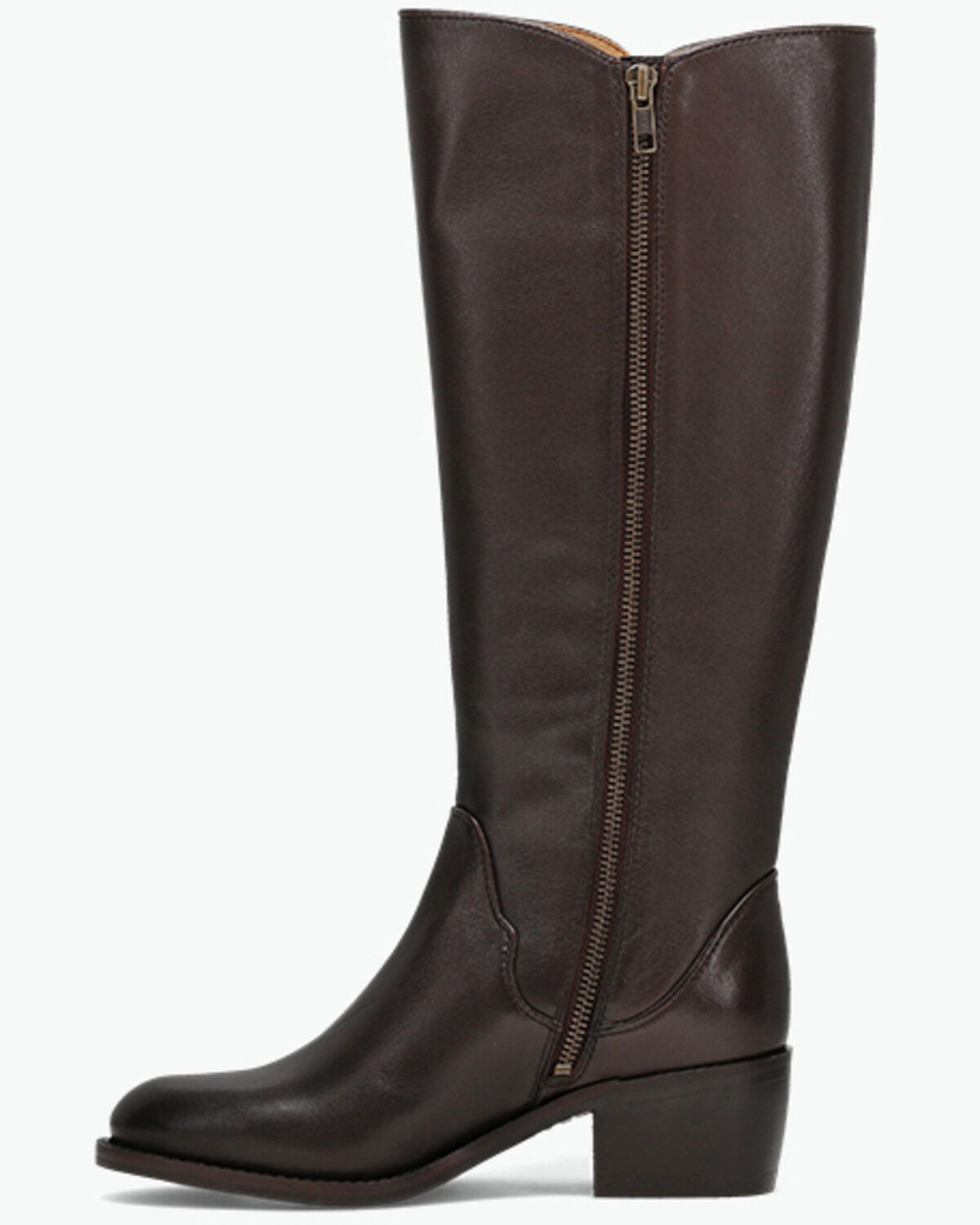 Image #3 - Frye Women's Carson 2 Piping Tall Fashion Boots - Round Toe, Dark Brown, hi-res
