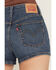 Image #4 - Levi's Women's 501&reg; Original Bottom Place Dark Wash High Rise Stretch Denim Shorts, Dark Wash, hi-res