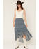 Image #1 - Idyllwind Women's Azalea Floral Print Tiered High-Low Dress, Light Blue, hi-res