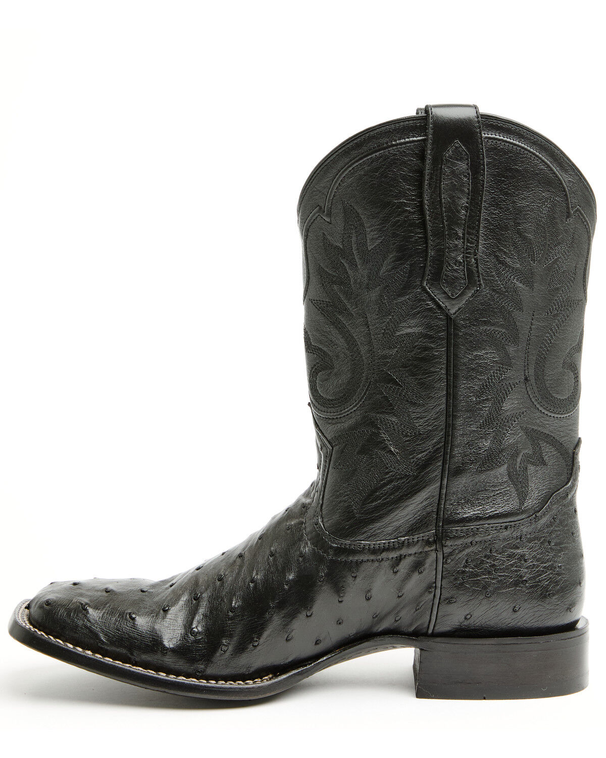 Image #3 - Cody James Black 1978&reg; Men's The Hayward Exotic Full Quill Ostrich Western Boots - Broad Square Toe, Black, hi-res