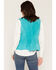 Image #4 - Scully Women's Suede Snap Front Vest, Teal, hi-res