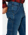 Image #2 - Carhartt Men's Rugged Flex&reg; Full Swing Relaxed Fit Dungaree Jeans, Dark Blue, hi-res