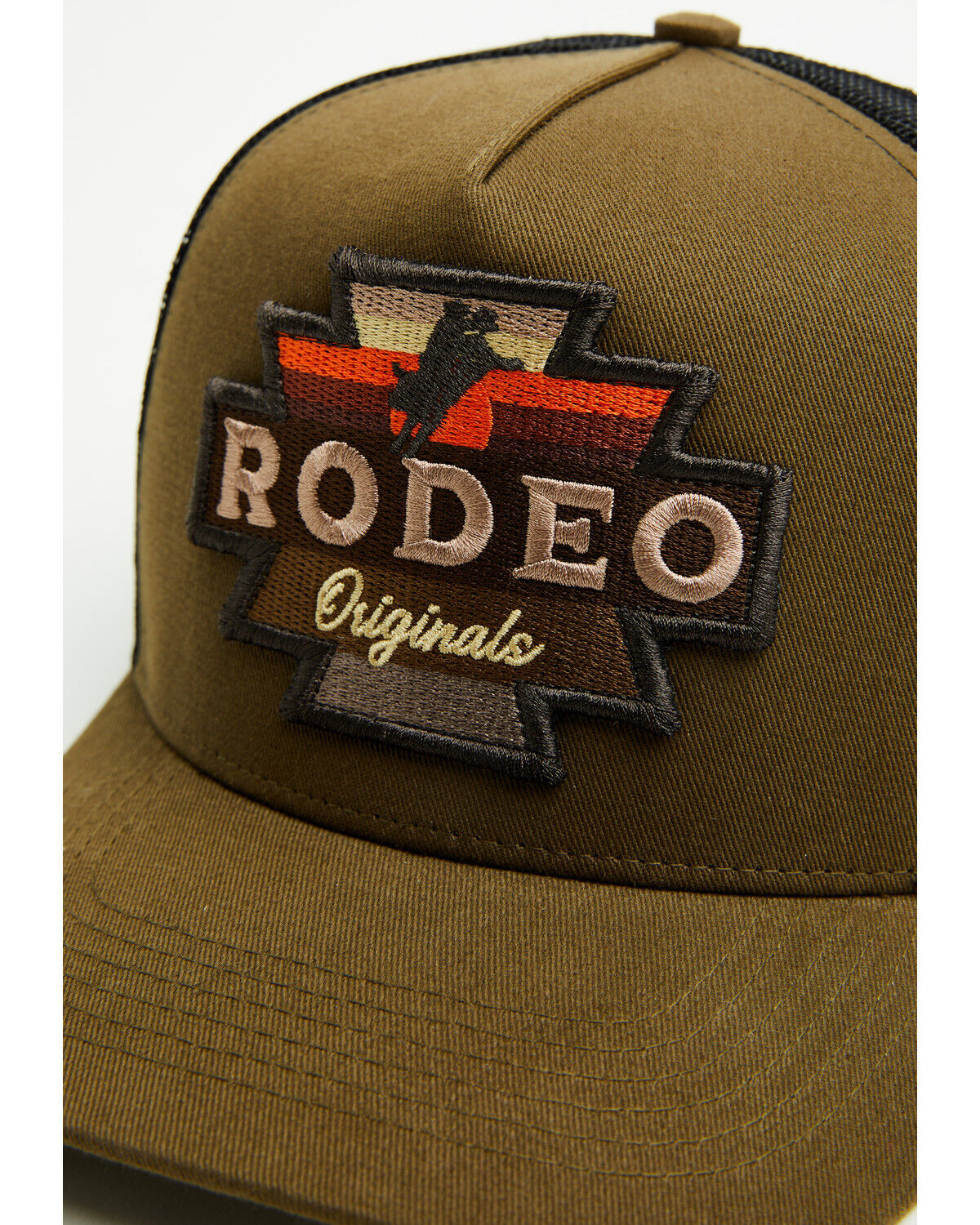 Image #2 - RANK 45&reg; Men's Rodeo Originals Ball Cap, Brown, hi-res