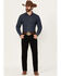 Image #1 - RANK 45&reg; Men's Midnight Wash Ambush Slim Straight Performance Stretch Denim Jeans - Tall, Black, hi-res