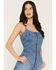 Image #2 - Levi's Women's Jadine Medium Wash Sleeveless Denim Romper, Medium Wash, hi-res