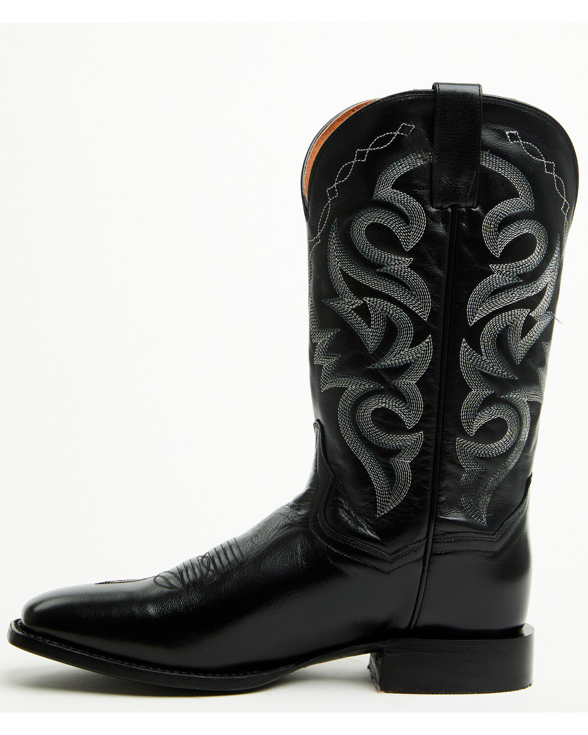 Image #3 - Dan Post Men's Remington Tall Western Boots - Square Toe, Black, hi-res
